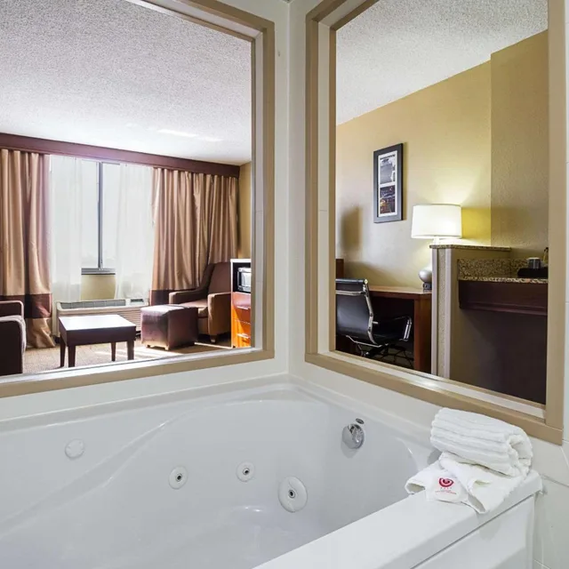 جناح ديلوكس بسرير كينج، Comfort Inn Cleveland Downtown 10/10