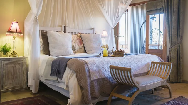 غرفة فاخرة بسريرين منفصلين بإطلالة على الجبل، De Zeekoe Guest Farm 3/10