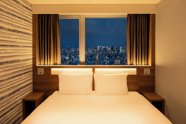 غرفة سوبيريور بسرير كوين في طابق مرتفع، Karaksa Hotel Grande Shin-Osaka Tower 2/4