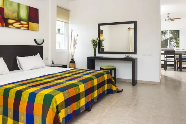 استوديو ديلوكس ركني بسرير كينج بشرفة، Hotel Sol Playa 1/2