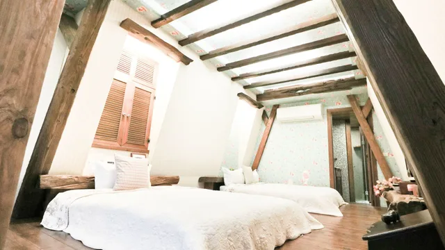 Room, 2 Double Beds, with Fan، Fanlin House 1/5