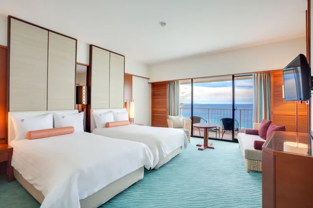 Premier, Twin Beds, Ocean Front, Lounge Access، Hotel Nikko Guam 3/7