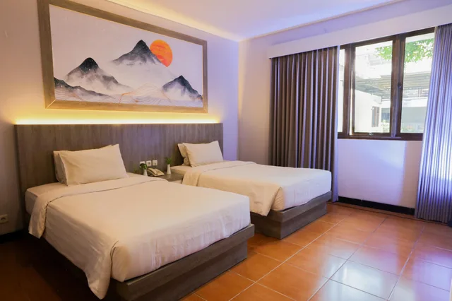 غرفة ديلوكس بسرير مزدوج، Front One Hk Resort Semarang 1/1