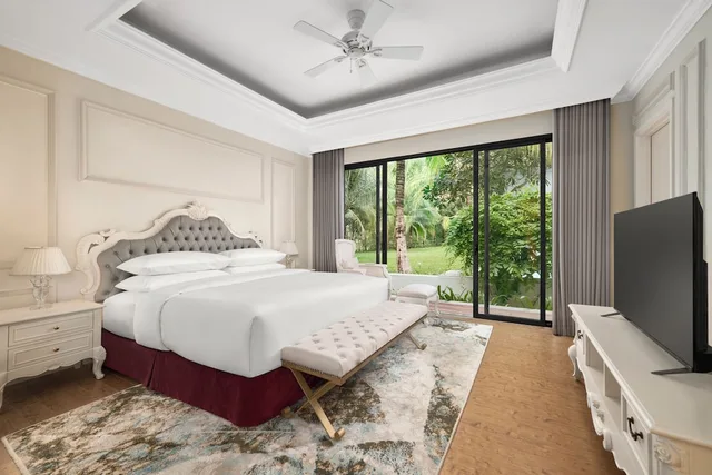 فيلا بسريرين مزدوجين بإطلالة على البحر بـ3 غرف نوم بمسبح خاص، Nha Trang Marriott Resort & Spa Hon Tre Island 4/6