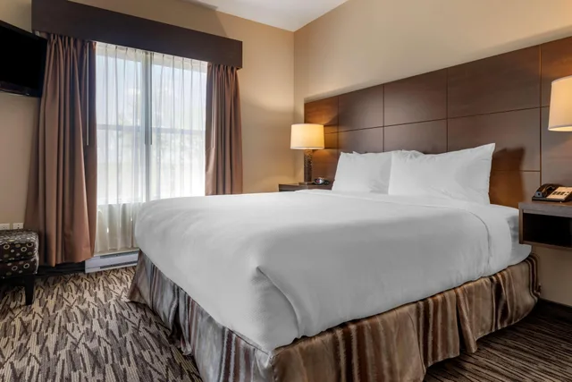 جناح بسرير كينج مع أريكة بمنطقة جلوس بجاكوزي بمطبخ صغير، Best Western Plus Bridgewater 1/8