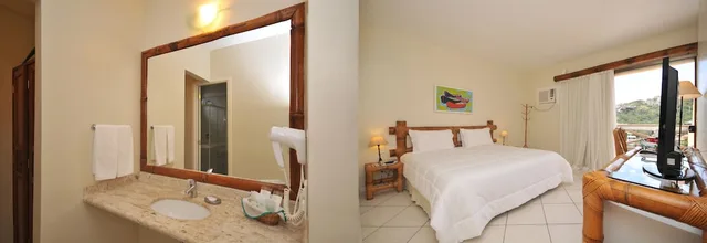 غرفة ديلوكس بسرير كينج بإطلالة على الحديقة بغرفة نوم واحدة بجاكوزي، Rio Búzios Beach Hotel 3/3