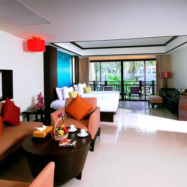 جناح عائلي ديلوكس بغرفتي نوم، Khaolak Orchid Beach Resort 9/10