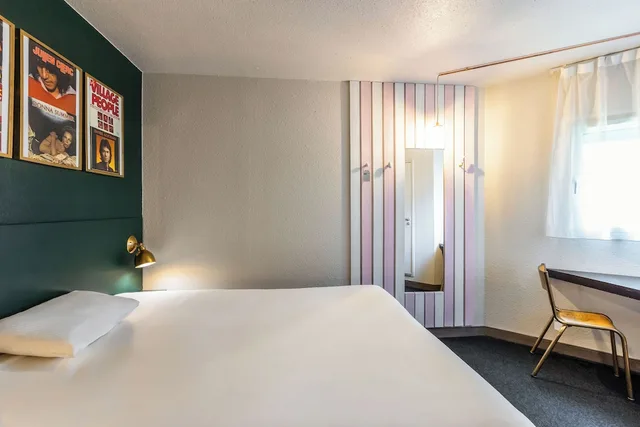 غرفة متصلة بسريرين مزدوجين، Greet Hotel Limoges Nord 6/9