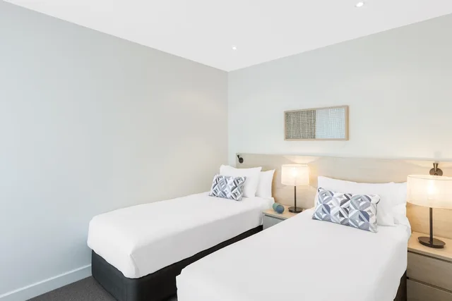 شقة بسرير كوين بـ3 غرف نوم، Oaks Glenelg Liberty Suites 2/6