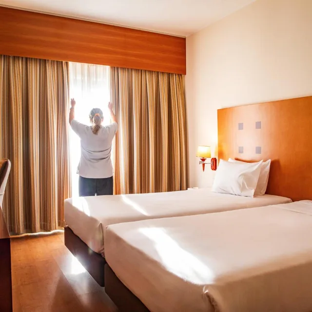 غرفة بسرير مزدوج أو سريرين منفصلين، VIP Executive Santa Iria Hotel 2/7