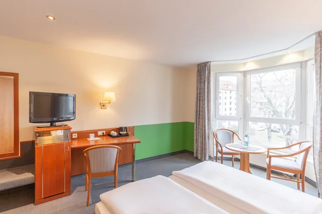 غرفة سوبيريور بسرير مزدوج، Hotel Markgraf Leipzig 2/3