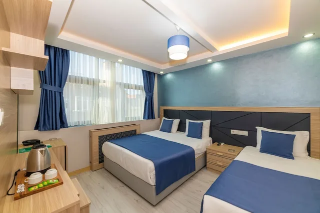 غرفة كومفورت بسرير كوين وسريرين منفصلين بإطلالة على المتنزه، Yesilpark Hotel 4/5