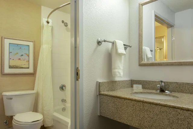 1 Bedroom, Suite, King Bed, Side Ocean View, Hilton Garden Inn Outer Banks/Kitty Hawk 2/3