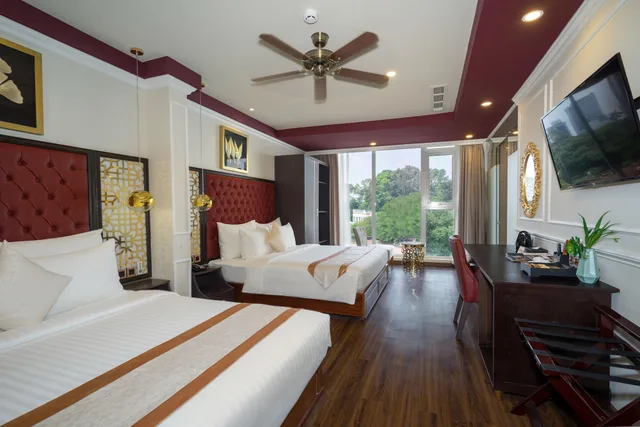 غرفة عائلية بسريرين كينج، Cicilia Saigon Hotels and Spa 6/10