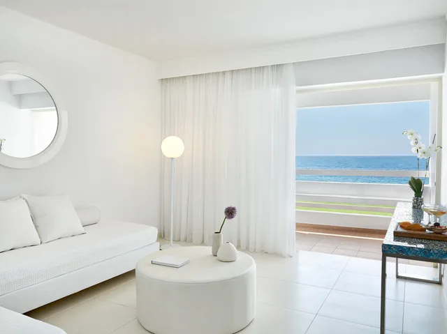 White, Family, King and Twin Beds, Sea View, Grecotel LUXME White 10/10