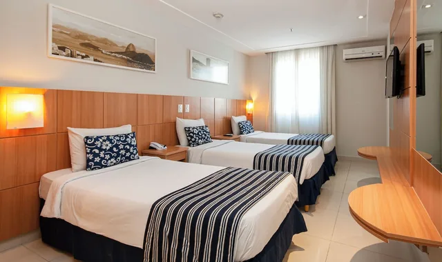 غرفة ديلوكس ثلاثية بثلاثة أسرّة، Hotel Atlantico Rio 4/10