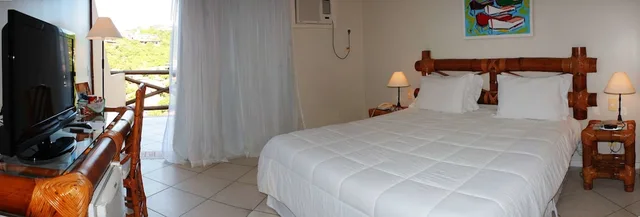 غرفة قياسية بسرير كينج بإطلالة على الحديقة بشرفة، Rio Búzios Beach Hotel 2/3