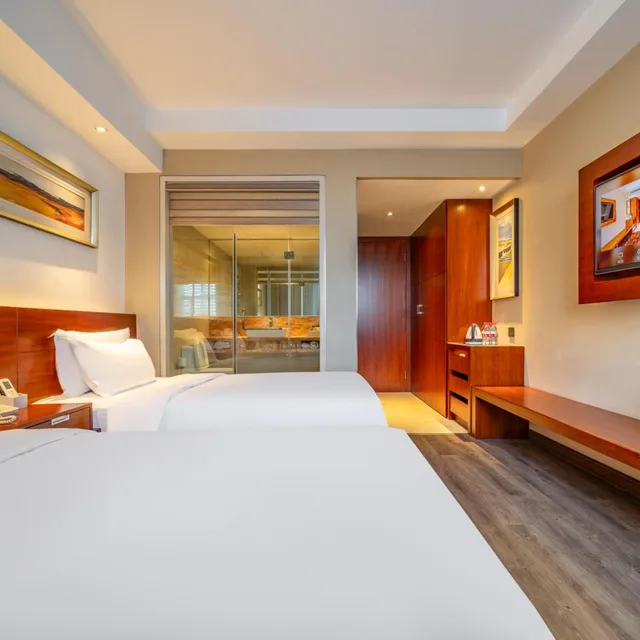 غرفة قياسية بسرير مزدوج، Maixinge Boutique Hotel Chuansha Branch 1/10