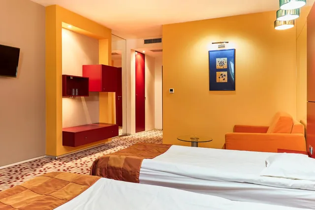 غرفة بسريرين منفصلين، Mirena Hotel 1/10