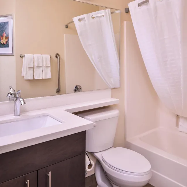جناح بسريرين مزدوجين لذوي الإعاقة، Candlewood Suites Kansas City 4/7