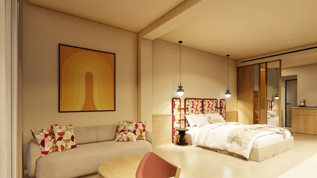 غرفة جونيور بسرير كوين بإطلالة على البحر بشرفة مع أريكة، Paralos Rodos Lifestyle Hotel 2/10