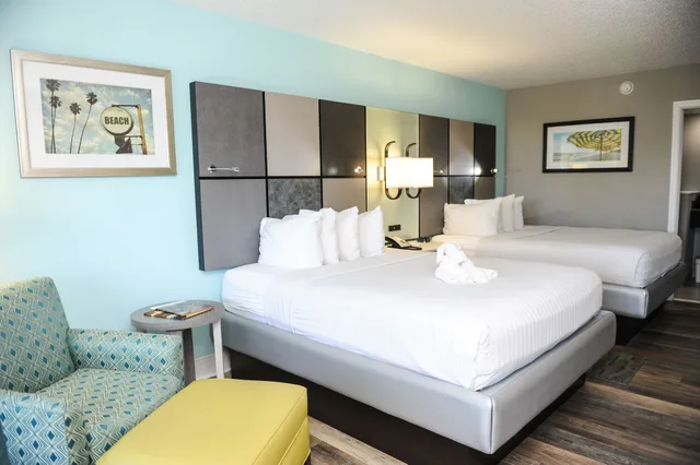 غرفة قياسية بسريرين كوين، Best Western Seaside Inn 10/10