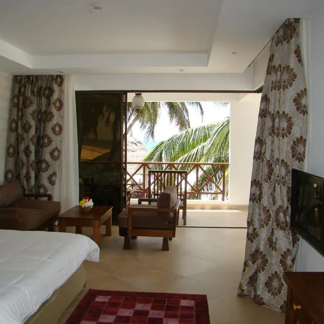 غرفة ديلوكس بسرير مزدوج أو سريرين منفصلين، Nyali Beach Holiday Resort 9/10