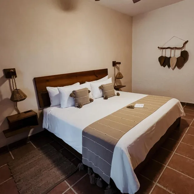 غرفة بسرير كينج بإطلالة على البحر، Hotel Colibri Beach 7/10
