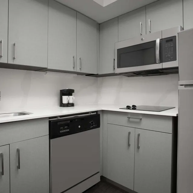جناح بسريرين مزدوجين بغرفة نوم واحدة مع أريكة، Homewood Suites by Hilton Alexandria / Pentagon South 4/4