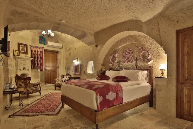 غرفة ديلوكس بسرير مزدوج بجاكوزي، Aren Cave Hotel 6/10