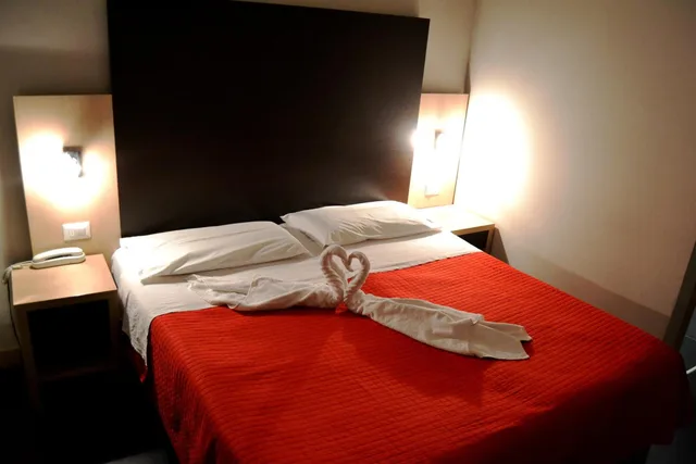 غرفة بسرير مزدوج أو سريرين منفصلين لذوي الإعاقة، Hotel Aiglon 2/5
