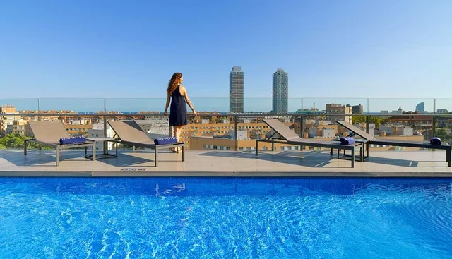 غرفة كلاسيكية بإطلالة على المدينة، H10 Marina Barcelona 1/1