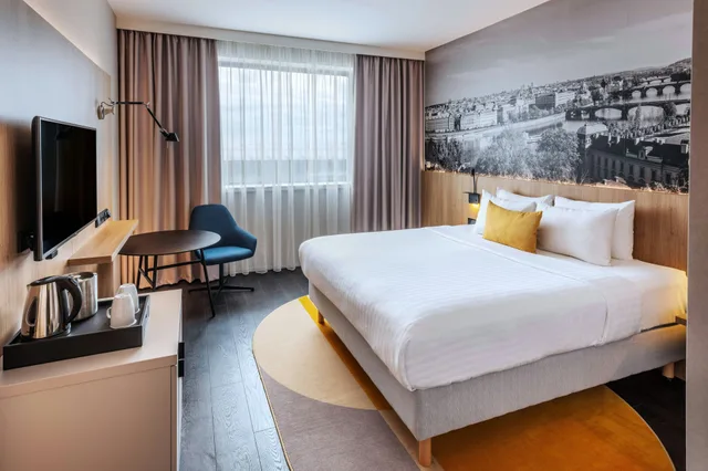 غرفة بإطلالة، Courtyard By Marriott Prague Airport 2/4