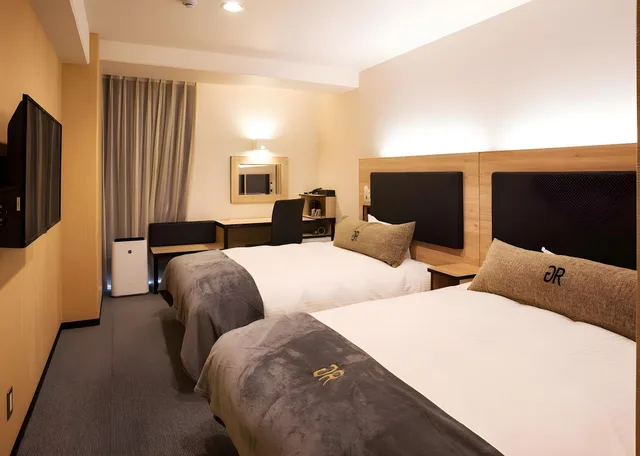غرفة بسريرين منفصلين للمدخنين، Green Rich Hotel Kurume 1/2