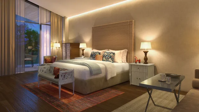 Luxury, Suite, King Bed, Garden and Hill View، Taj Aravali Resort And Spa Udaipur 2/4