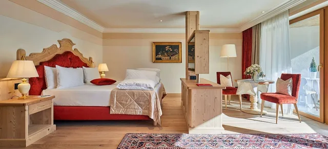 غرفة ديلوكس بسرير مزدوج، Hotel Sassongher 2/7