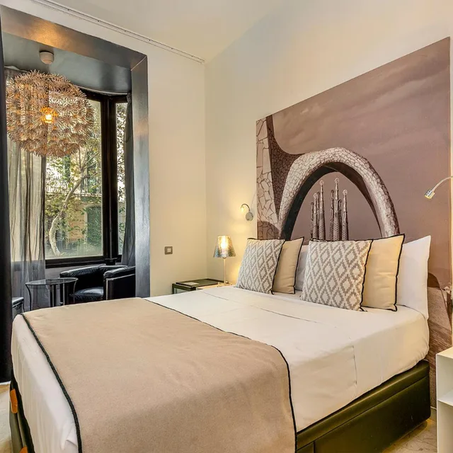 غرفة بسرير مزدوج أو سريرين منفصلين، HOTEL NEXT TO 1/10