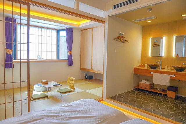 غرفة سوبيريور بسريرين منفصلين وفرشتي فوتون بحوض استحمام، Hotel Imagine Kyoto 6/10