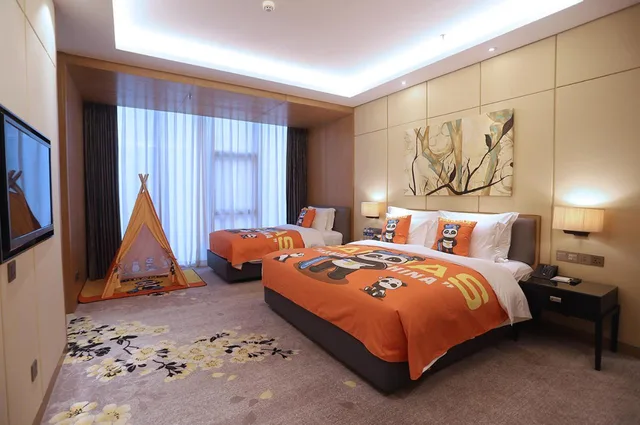 غرفة عائلية بسرير فردي، Palm Spring Hotel 5/8