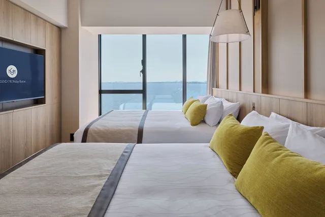 Vip, Suite, 2 Double Beds, Ocean Front, 2 Sofa, Lounge Access, Top Floor، Grand Monday Resort Tokyo Bay Maihama 3/5