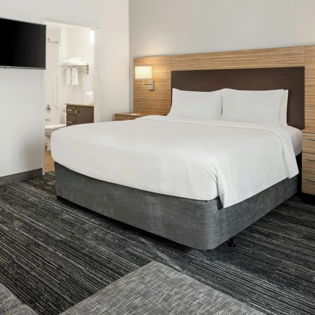 استوديو بسرير كينج مع أريكة بحوض استحمام لذوي الإعاقة، Towneplace Suites Minneapolis Mall of America 4/10