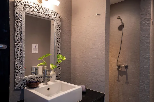 شقة بسرير مزدوج بشرفة بغرفة نوم واحدة مع أريكة، Sai Naam Lanta Residence 4/4