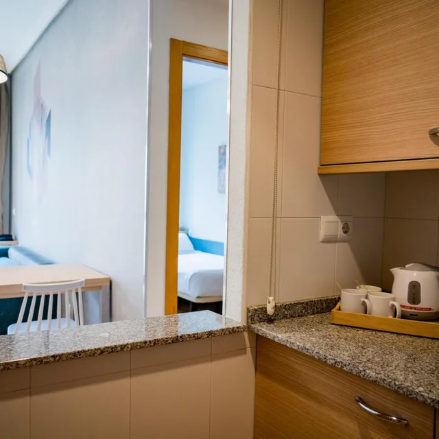 شقة بسرير فردي بغرفتي نوم، Compostela Suites 7/9