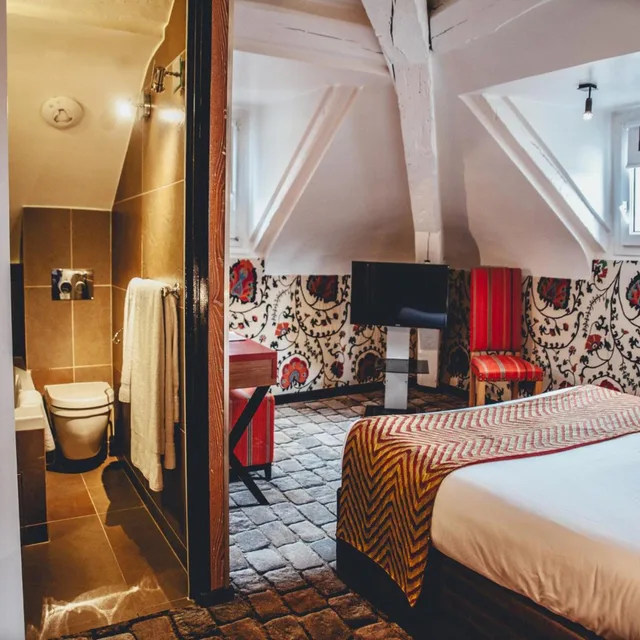 Room, Double Bed, River or River View, Hotel Le Notre Dame Saint Michel 1/2