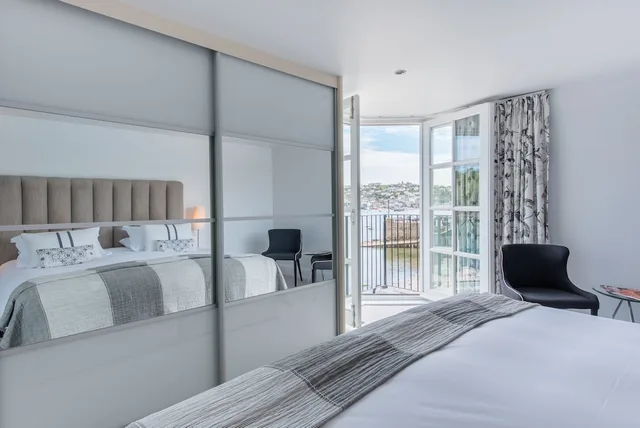غرفة تنفيذية بسرير كينج، The Old Quay House Hotel 5/10