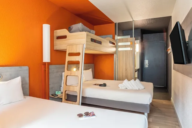غرفة عائلية بسريرين مزدوجين، IBIS BUDGET PARIS PORTE DE PANTIN 9/10