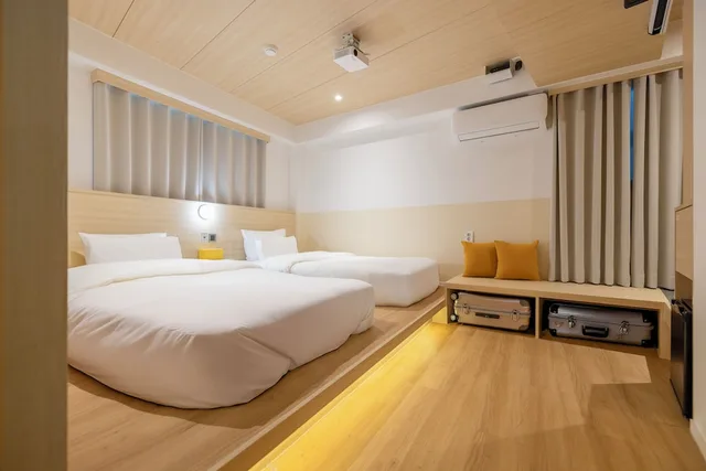 غرفة ديلوكس بسريرين منفصلين، Myeongdong Guesthouse Como 1/9
