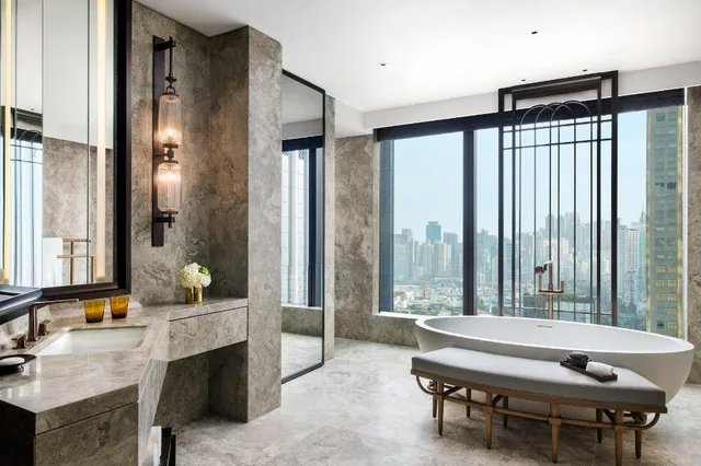 جناح بسرير كينج بإطلالة على المرفأ بغرفة نوم واحدة، The St. Regis Hong Kong 2/3