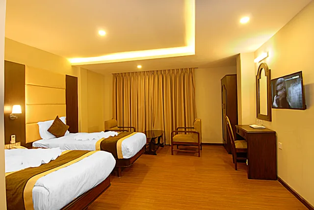 غرفة ديلوكس بسرير مزدوج أو سريرين منفصلين، Kathmandu Grand Hotel 1/3