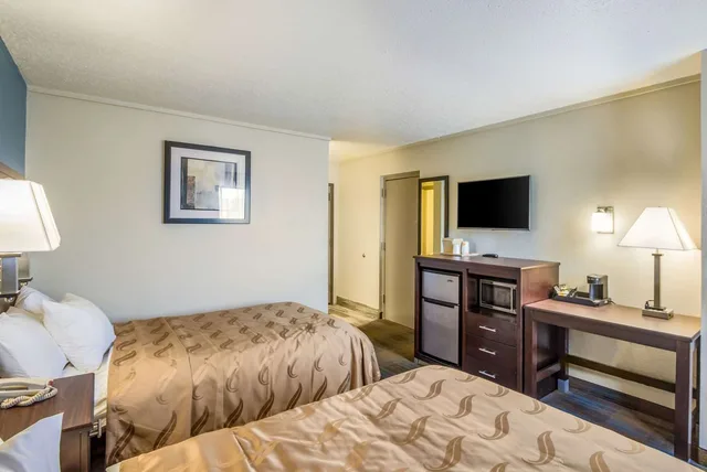 Room, 2 Double Beds, AmericInn by Wyndham Madison WI 3/4
